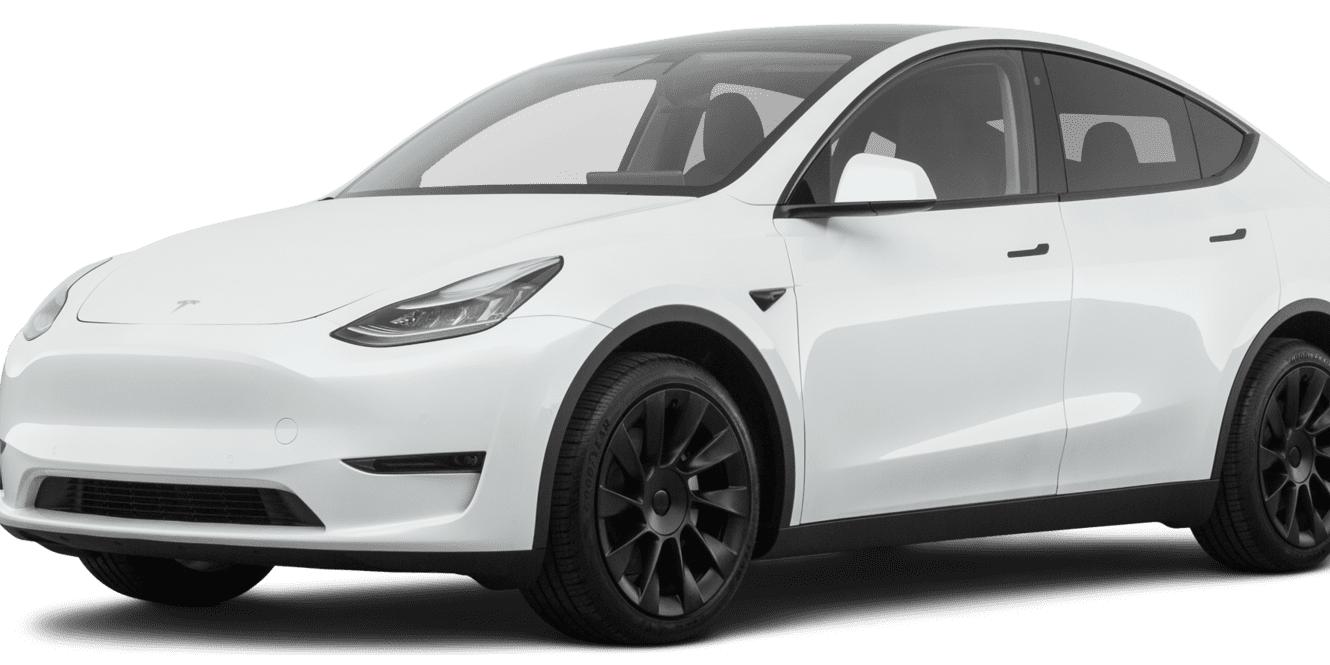 TESLA MODEL Y 2021 5YJYGDEE5MF254658 image